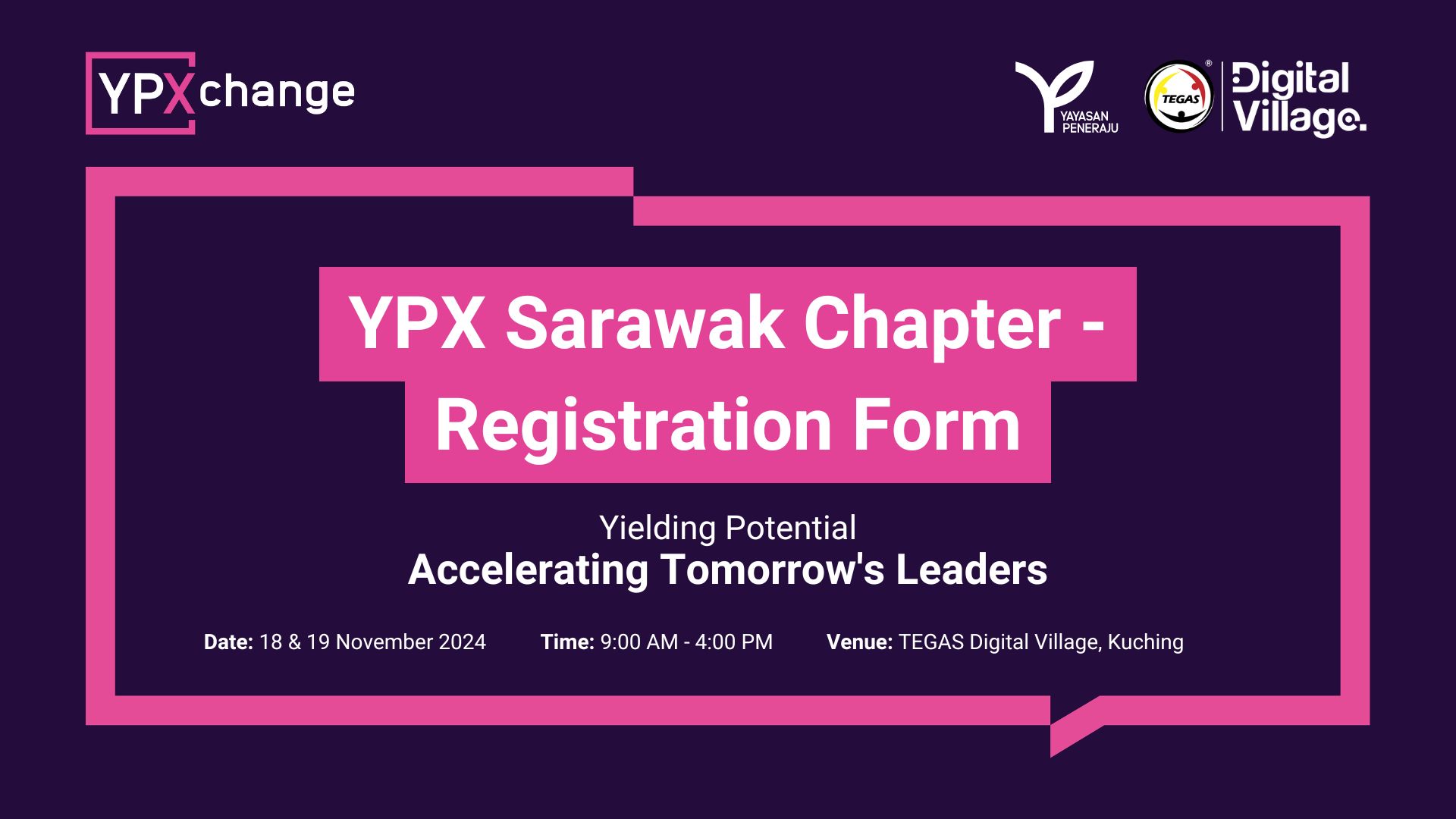 Yayasan Peneraju Exchange (YPX) - Sarawak Chapter 2024